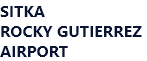 Sitka Rocky Gutierrez Airport logo